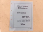Tanaka Bicycle Engine Models QBM-23NA Spare Parts Catalogue. Fixed Price $14.99.