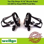 Wellgo Toe Clip Straps 9/16" Bicycle Pedal LU-209 For Road Mtb Fixed Bike. Fixed Price $28.90.