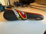 Nos Powerlite Embroidered 90 Bmx Seat Kid School. Fixed Price $165.00.