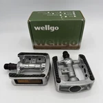Wellgo WG5 Comfort Pedals 9/16" Slip Resistant Sliver Bike Replacement. Fixed Price $17.85.