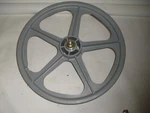 Old School Nos Grey Gray Rear Skyway 20 Inch Tuff Wheel Mag Rim Bmx Bike. Fixed Price $219.00.