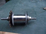Vintage 1983 Shimano Type - D Hub 28H Bike Bicycle 110MM 3/8 Axle 18 Tooth. Fixed Price $26.00.