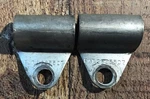 (16) Vtg 2 Pc Sissy Bar Muscle Bike Clamps Brackets Wald Parts Lot Pat. 3635507. Fixed Price $12.50.