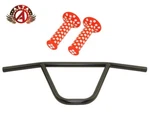 Alta Cw Pro Old School Classic Black Handlebar W/ Checkered Bmx Style Grips.. Fixed Price $37.98.