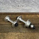 Vintage Shimano Dura-ace Front Rear Hub Set 7400 Series 32H Freewheel Road Bike. Fixed Price $197.79.