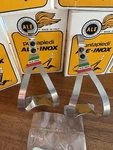 Puntapiedi Toe Clips Small Made Italy Nos New Dead Stock Ale-inox. Fixed Price $20.00.