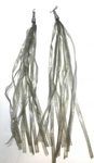 Nos Schwinn Vintage Hunt Wilde Bicycle Streamers 1 Pair Sparkle Silver. Fixed Price $79.99.