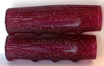 Schwinn Approved Chubby Bicycle Grips 1960'S Glitter Violet. Fixed Price $42.00.