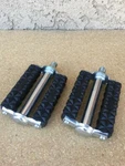 New 1/2" Classic Union Waffle Block Pedals For 1-PIECE Cranks Schwinn Old School. Fixed Price $300.00.