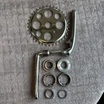 Vintage Schwinn Stingray Bicycle Crankset & Sprocket Lucky 7 1968. Fixed Price $25.00.