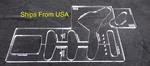 Acrylic Stratocaster Routing Template - 1615 Designs. Fixed Price $27.99.