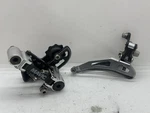 Mavic 851 Ssc Rear Derailleur + Matching Front Black Silver Vintage. Fixed Price $199.00.