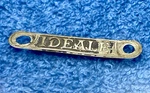 Ideale Saddle Rear Badge Alloy Nice Condition Needs Restoration Made In France. Fixed Price $12.85.