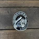 Mongoose Bmx Bicycles Metal Emblem Silver Vintage Bike. Fixed Price $19.99.
