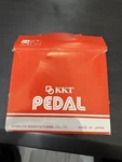 1983 Nos Kkt Black Flat Platform Bicycle Pedals Universal 4534 - 1/2 Spindle. Fixed Price $250.00.