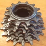 Suntour 7 Speed Freewheel, 12-19T 15T Cog Missing One Tooth. Fixed Price $30.00.