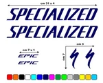 Vinyl Tuning Wall Stickers Kit For Specialized Epic Mtb Bike Frame. Fixed Price $23.45.