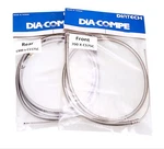 Dia-compe Bmx Bicycle Brake Cable Front And Rear Set Clear. Fixed Price $35.99.