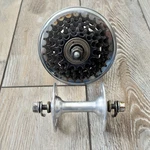 Vintage Shimano Via Front & Rear 5353 Freewheel Hub Set 36 Spoke Chainrings. Fixed Price $38.99.