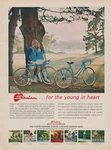 1972 Schwinn Super Sport Bicycles - Couple Bike Ride At Lake Print Ad Photo. Fixed Price $9.71.