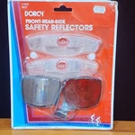 Dorcy Front Rear Side Bicycle Reflectors 1-504 R07 1983 Made In Japan Nos. Fixed Price $14.19.