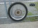 2002 Yamaha Yzf 250 Front Wheel Nice Straight Tight Excell Rim Ahrma Vintage. Fixed Price $150.00.