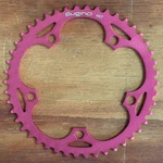 Nos Sugino Fixed Gear Chainring 46T 1/8" 130BCD Red Track Pista Fixie Japan. Fixed Price $96.00.