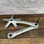 Vintage Shimano Crankset 170MM 130 Bcd FC-1057 Square Double Arms Japan. Fixed Price $44.99.