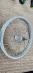 New 28 Spoke Schwinn Stingray Apple Pea Orange Krate 16" Front Rim / Wheel L$$k. Fixed Price $54.47.