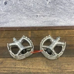 Victor Old School Bmx Pedals VP-747 1/2 Beartrap Vintage Silver Bent A3. Fixed Price $39.99.