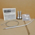 New-old-stock Shimano 105 8-SPEED Index Shifters With Gray Enamel Finish. Fixed Price $199.99.