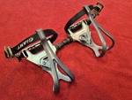 Vintage Shimano 105 Road Pedals With Clips And Straps - Size Large. Fixed Price $44.75.