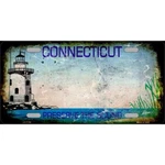 Connecticut Rusty Novelty Art License Plate Metal Tin Sign Plaque Wall Decor. Fixed Price $21.98.