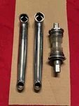 Terry Cable 165MM Cranks Old School Bmx Gt Hutch Redline Profile Boss Peregrine. Fixed Price $399.99.