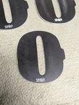 Nos Bomber Bmx #0 Plate Number Digit. Fixed Price $35.00.