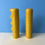 Hunt Wilde Yellow Mustard Bicycle Grips Fit Schwinn Sears Murray & Others Nos. Fixed Price $9.99.