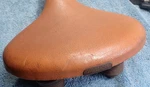 Vintage, Used, Gc Mesinger, Schwinn Ladies Wasp, 1950S Triple Spring Saddle Seat. Fixed Price $39.50.