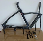 Frame Fork Handlebar Set Pinarello Dogma 54CM Rim Brake Road Dark Oil Slick. Fixed Price $1536.99.