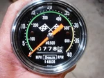 Vintage Sears No. 500 Bicycle 0-40 Mph Speedometer Odometer # 48836. Fixed Price $80.00.