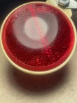 Vintage Gem 90 Red Reflector W/frame Mount SAE-A-73 Dot. Fixed Price $24.99.