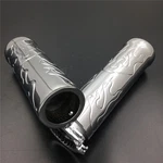 Billet Flame STYLE1" Hand Grips For Harly Davidson Bikes 1986-2012 Chrome. Fixed Price $22.78.
