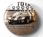1966 Ford Gt Le Mans Winner - Pinback Button. Fixed Price $9.00.