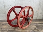 Red Skyway 20 Metal Flange Mags Wheels Vintage Old School Suntour Coaster Brake. Fixed Price $275.00.