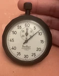 Hanhart Us Government Crown Stopper 7 Jewels Watch Working. Fixed Price $48.00.