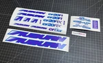 Decal Set For 1995 / 1996 Auburn CR20RX (bmx Racing Bike) Green Frames. Fixed Price $57.95.