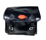 Bicycle Handlebar Bag Black Faux Leather Vintage Enwell Touring Travel Nos. Fixed Price $49.00.