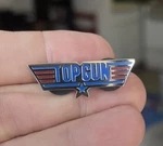 Top Gun Enamel Pin Logo Movies 80S Cinema Films Action Military Hat Lapel Bag. Fixed Price $6.99.