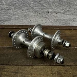 Vintage Sunshine Sealed Bearing Hub Set 36H Nutted Silver Alloy Bmx Mtb 80S. Fixed Price $189.99.