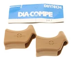Dia Compe Brake Hoods Bracket Covers Pair Non-aero 144.7B Brown New Nos. Fixed Price $29.99.