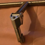 Vintage Girvin Flexstem Titanium Bars 560 150MM 1/8" Mountain Bike. Fixed Price $99.99.
